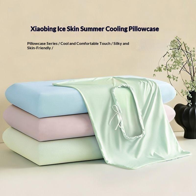 Summer Cooling Ice Silk Pillow - Silk Pillowcase ulasan dan harga