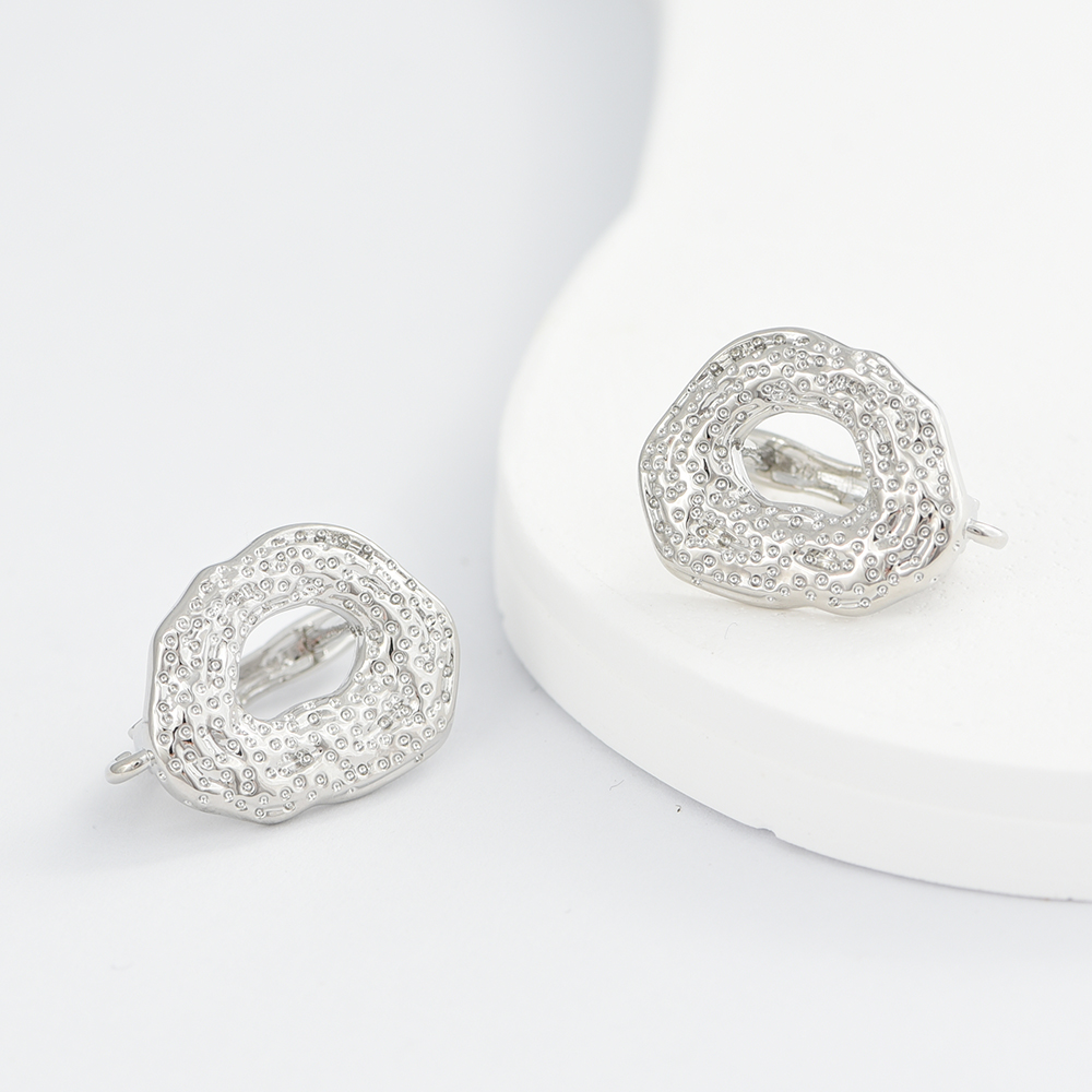 1 Pair Big Size18K Gold Plated - Gold Plated Jewelry ulasan dan harga