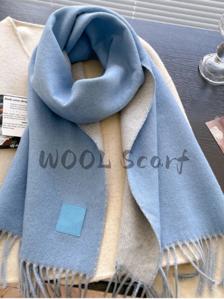 NEW Wool Winter Thick Warm Sca - Cashmere Scarf ulasan dan harga