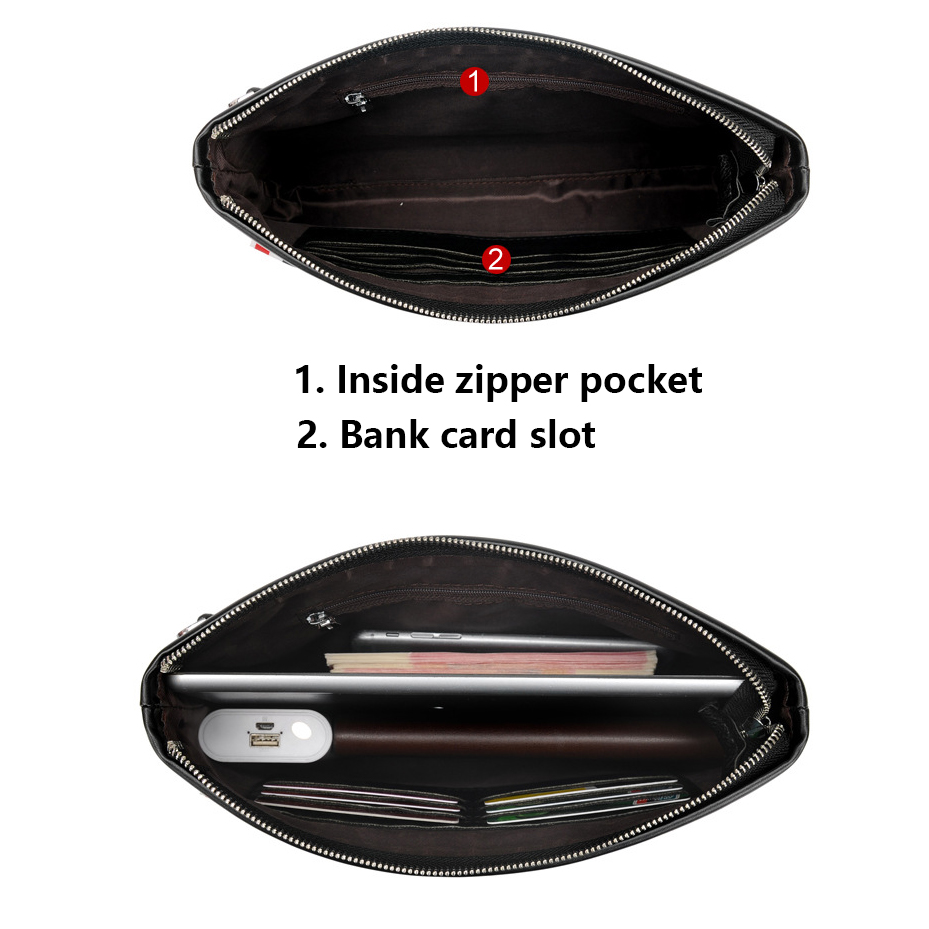 Luxury Brand Business Men Wall - Leather Wallet Men ulasan dan harga