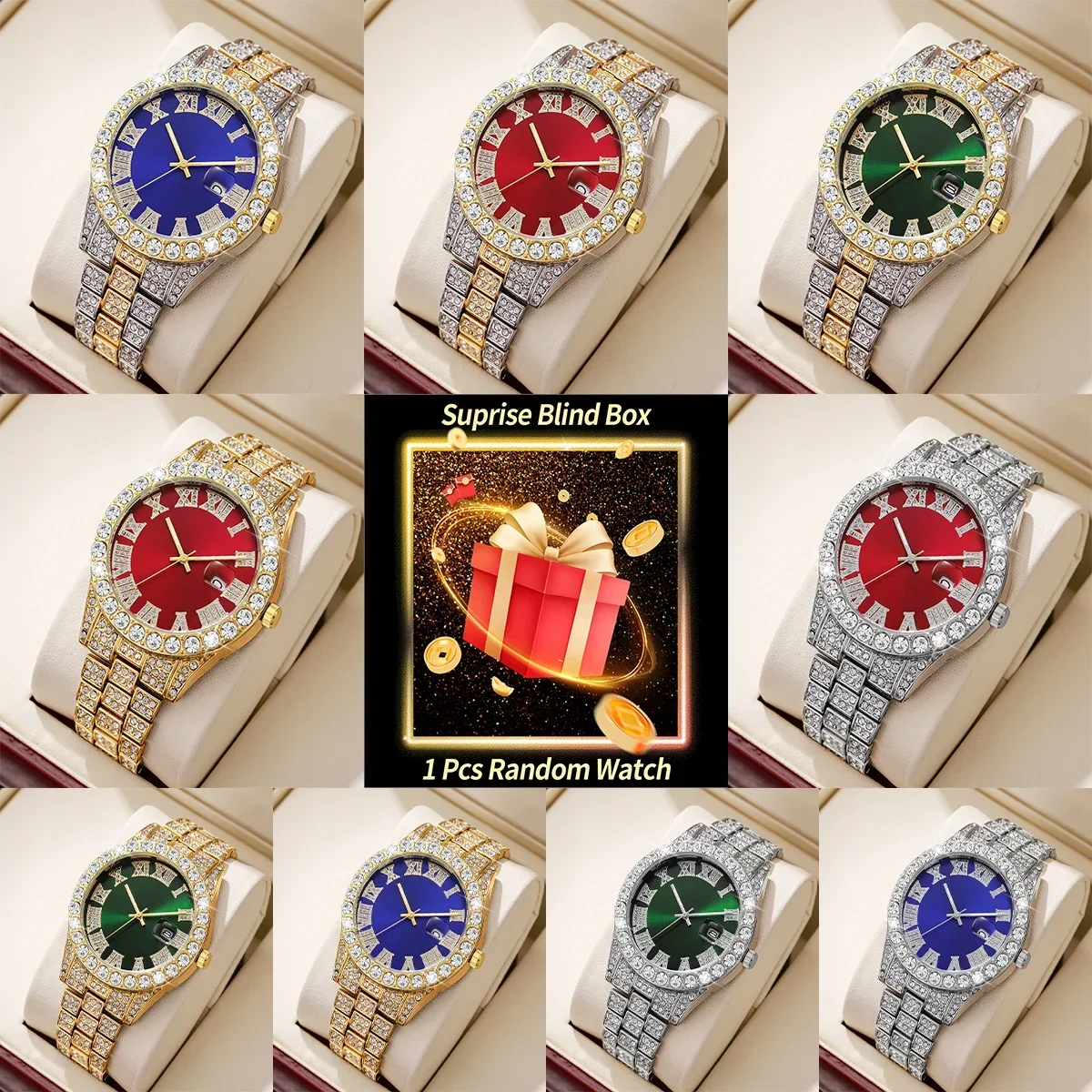 Mystery Blind Box Men Watch Ra - Luxury Watch Men ulasan dan harga