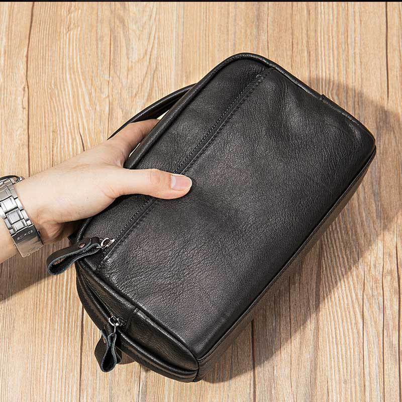 Luufan Men's Clutch Bag Soft G - Leather Wallet Men ulasan dan harga