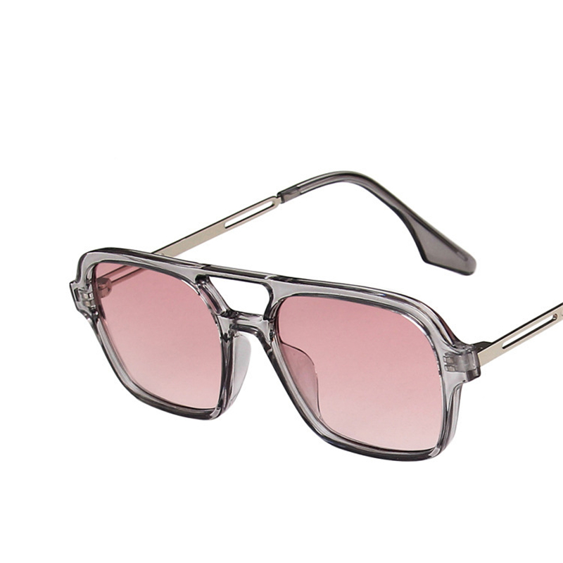 Retro Double Bridges Sunglasse - Sunglasses Uv400 ulasan dan harga