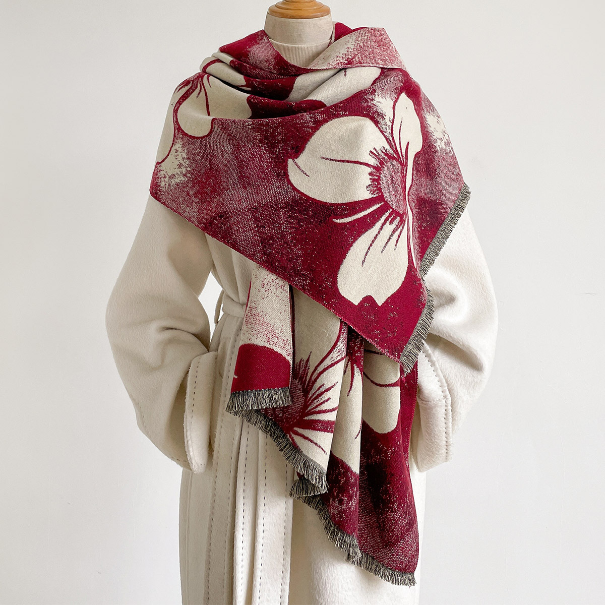 Women Imitation Cashmere Scarf - Cashmere Scarf ulasan dan harga