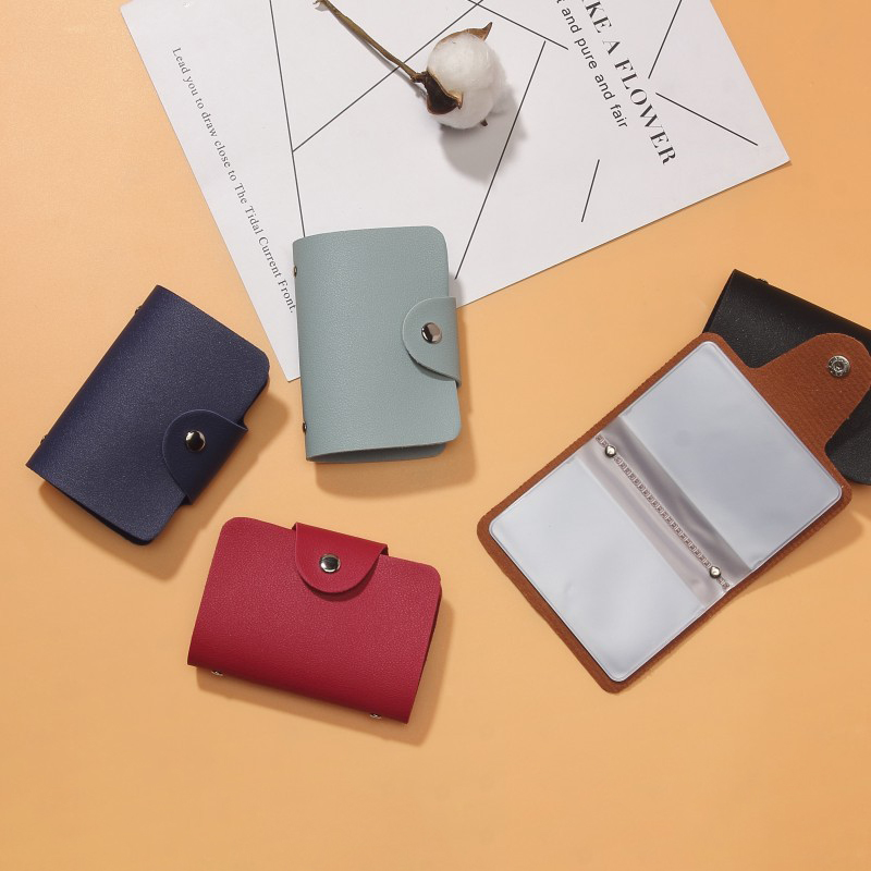 24 Slots Bits Card Holder Bag  - Leather Wallet Men ulasan dan harga