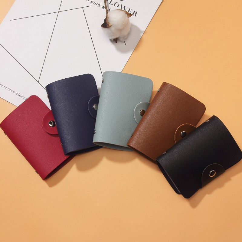 24 Slots Bits Card Holder Bag  - Leather Wallet Men ulasan dan harga