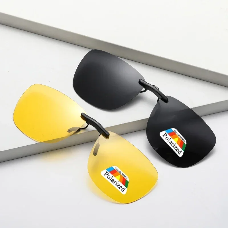 New Square Clip on Sunglasses  - Sunglasses Uv400 ulasan dan harga