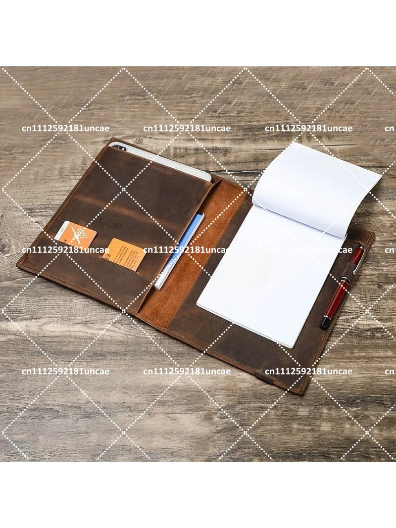 B5 Retro Leather Document Fold - Leather Briefcase ulasan dan harga