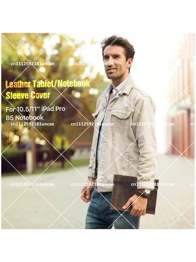 B5 Retro Leather Document Fold - Leather Briefcase ulasan dan harga