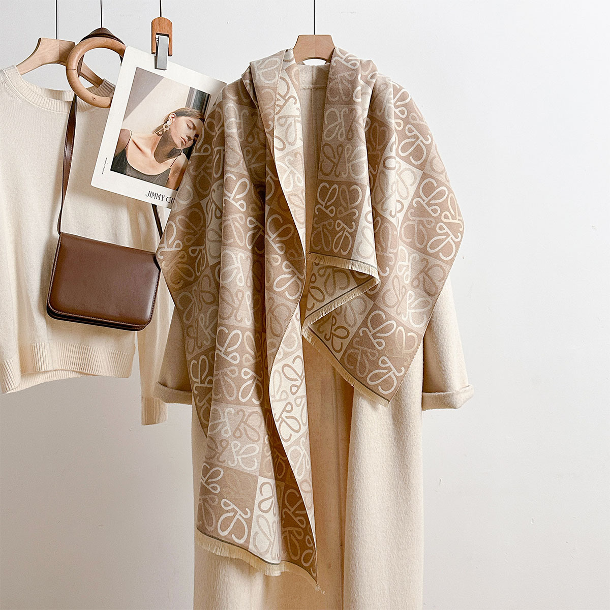 Scarf Women 2026 Fall Korean G - Cashmere Scarf ulasan dan harga