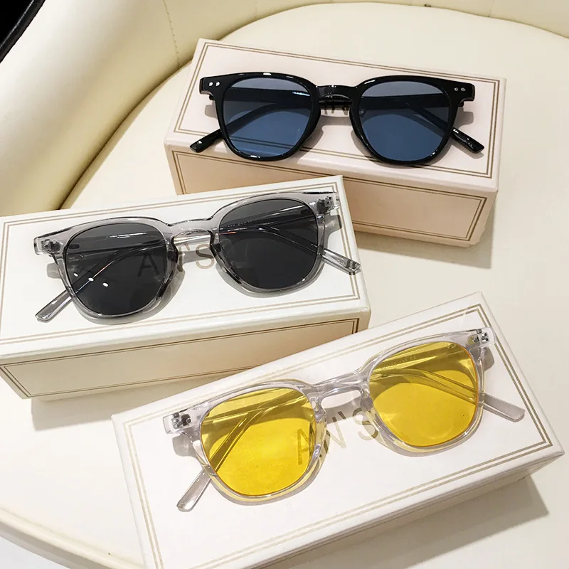 Vintage Square Grey Sunglasses - Designer Sunglasses ulasan dan harga