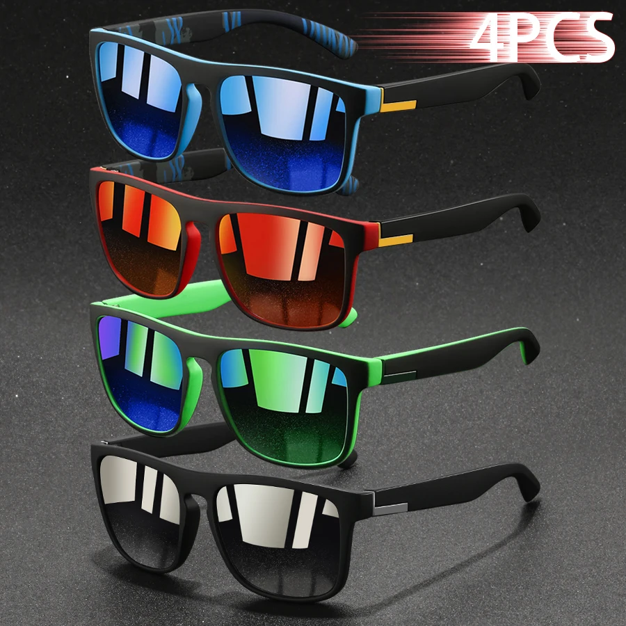 1/4PCS Fashion Vintage Square  - Designer Sunglasses ulasan dan harga
