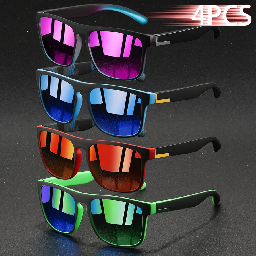 1/4PCS Fashion Vintage Square  - Designer Sunglasses ulasan dan harga