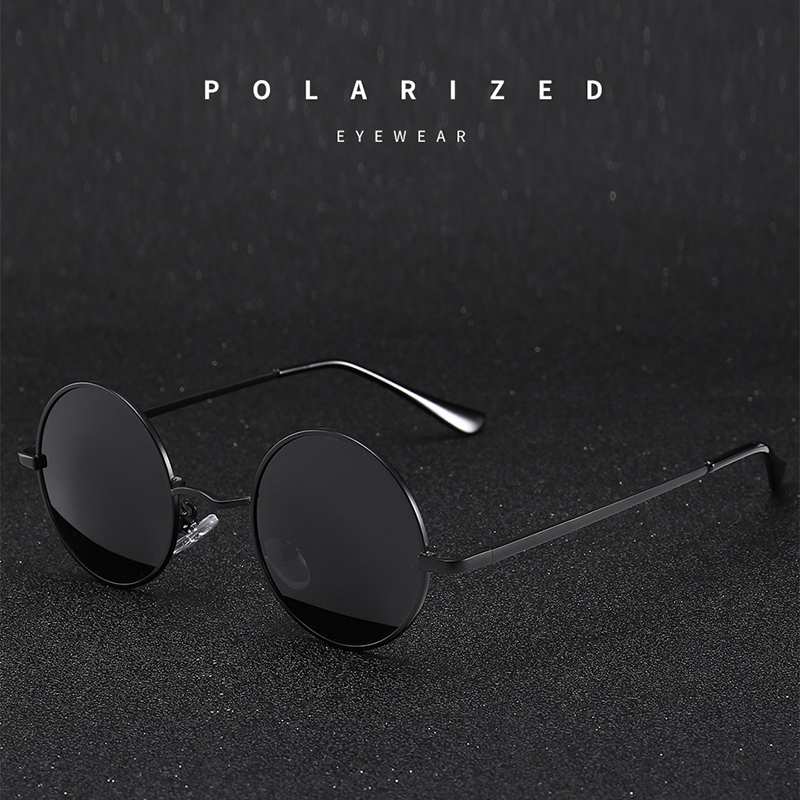 Retro Vintage Round Sunglasses - Designer Sunglasses ulasan dan harga